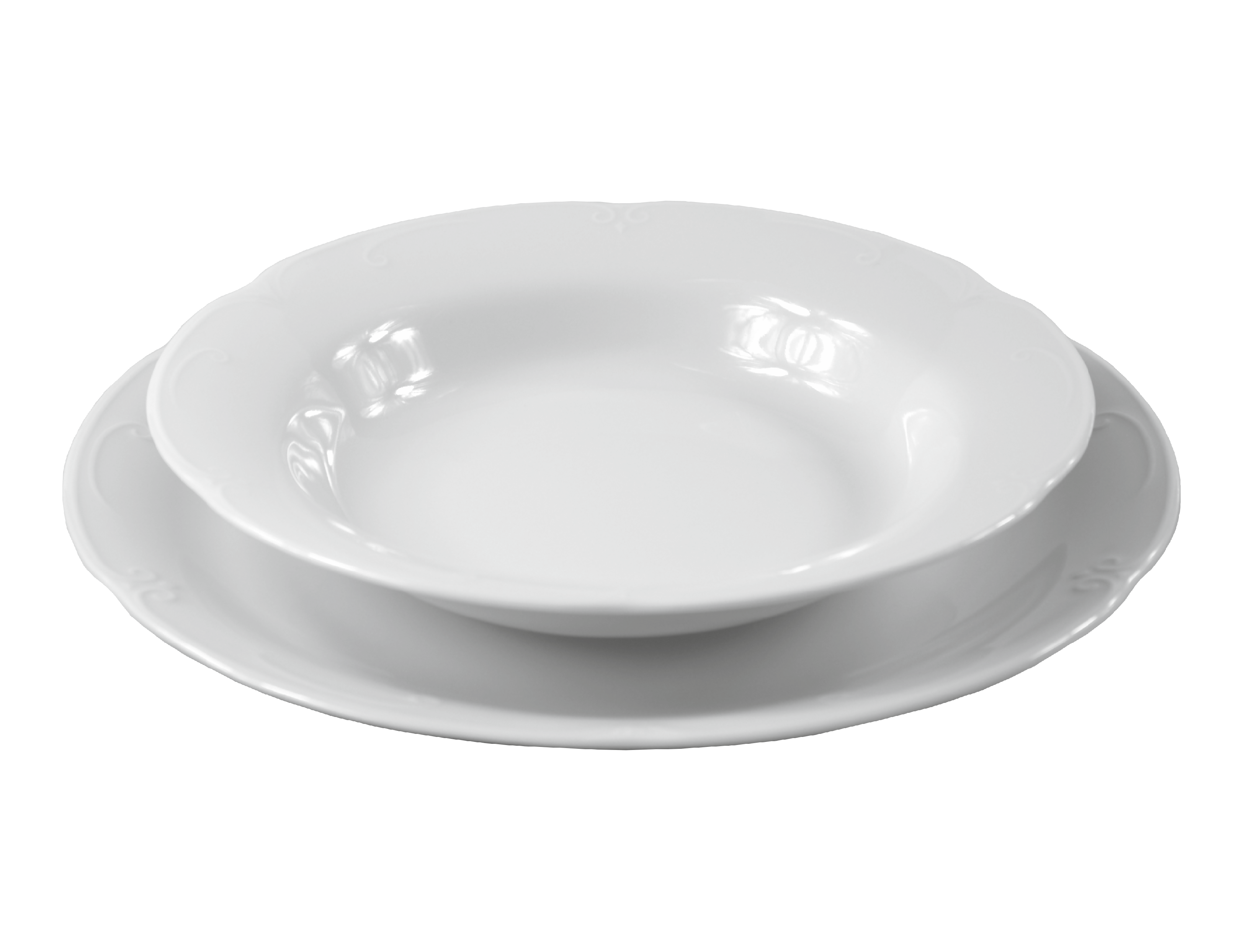 10436 tanier hlboky castello porcelanovy 22 5 cm