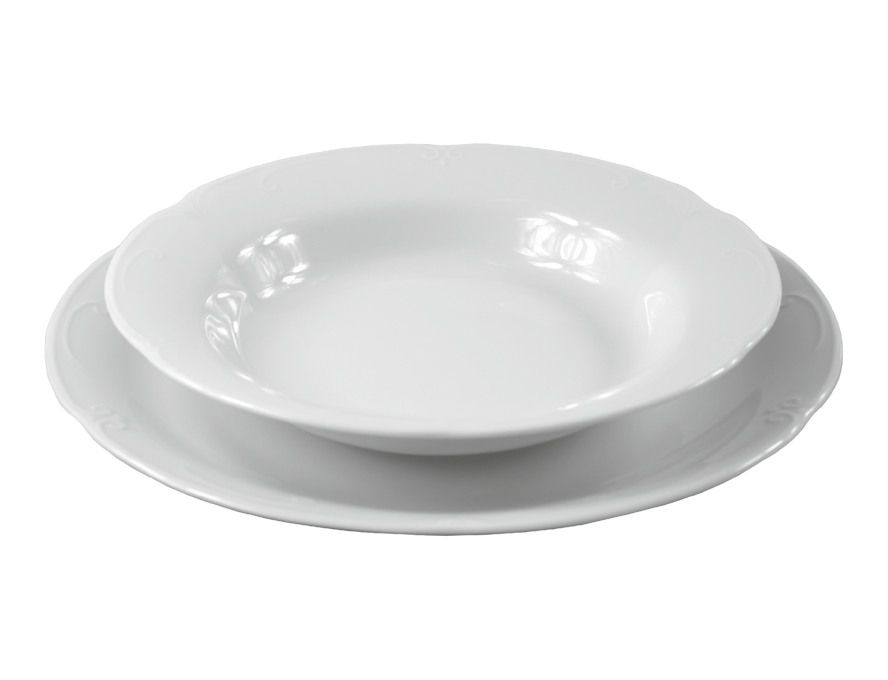 10436 tanier hlboky castello porcelanovy 22 5 cm