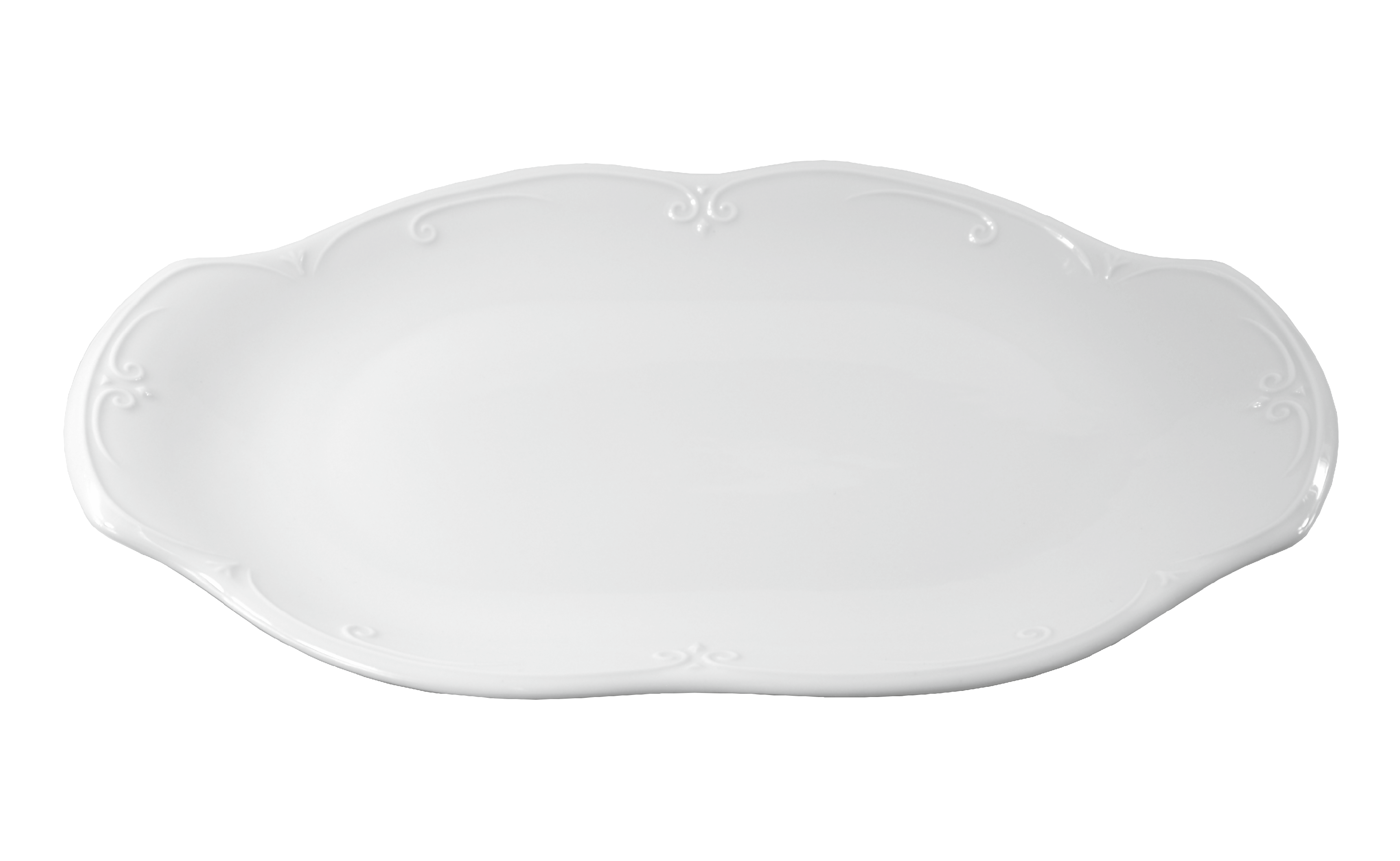 10454 tanier ovalny castello porcelanovy 38 cm