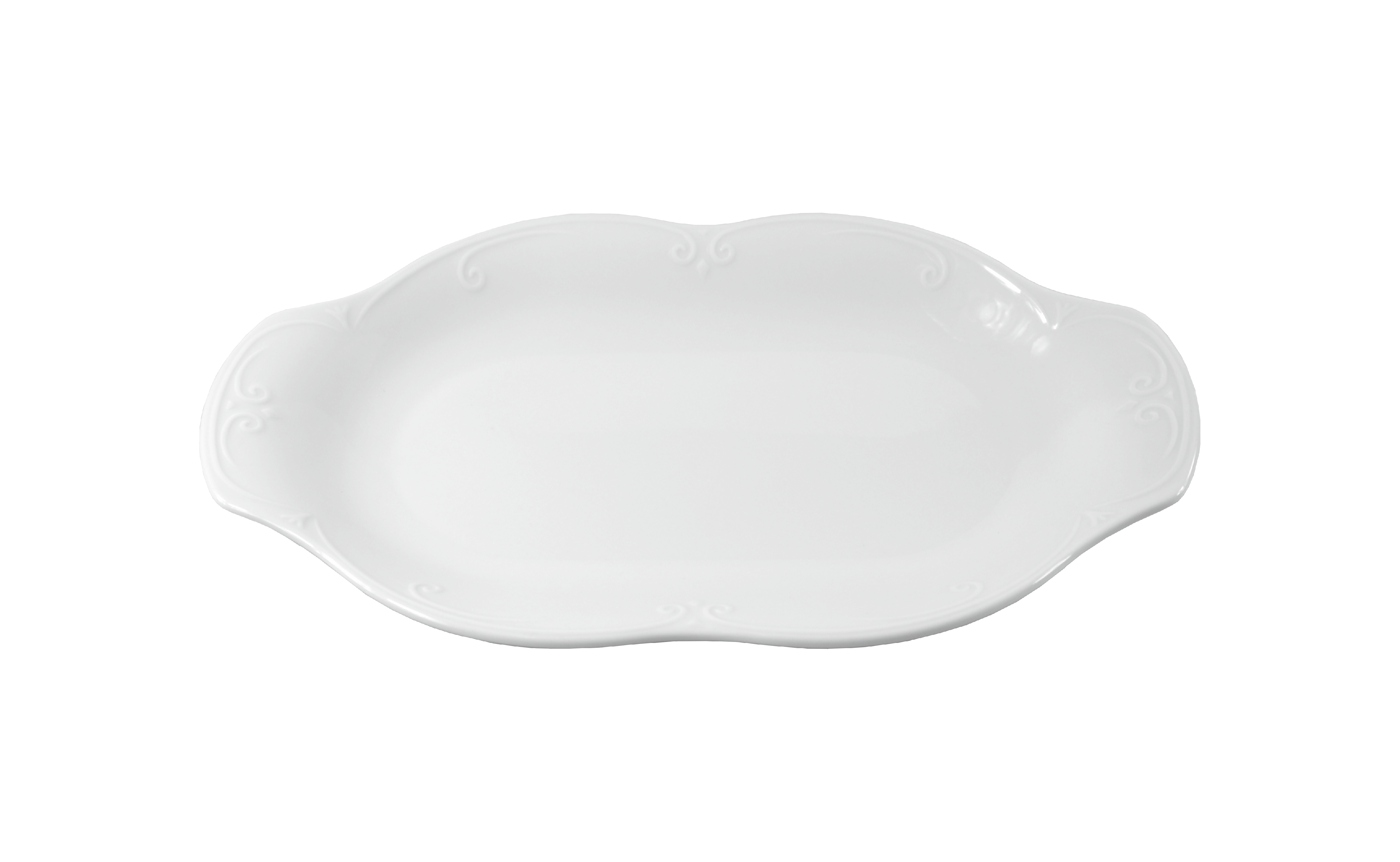 10463 tanier ovalny castello porcelanovy 28 cm