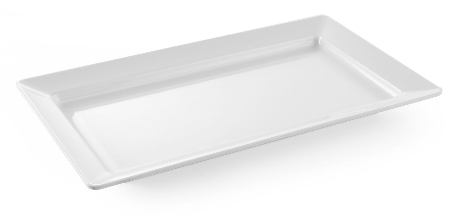 podnos melaminovy biely 49x27x5,6 cm