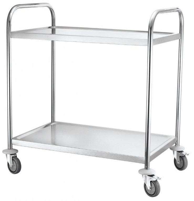 12344 vozik servirovaci dvojpolicovy 91x59x95 cm