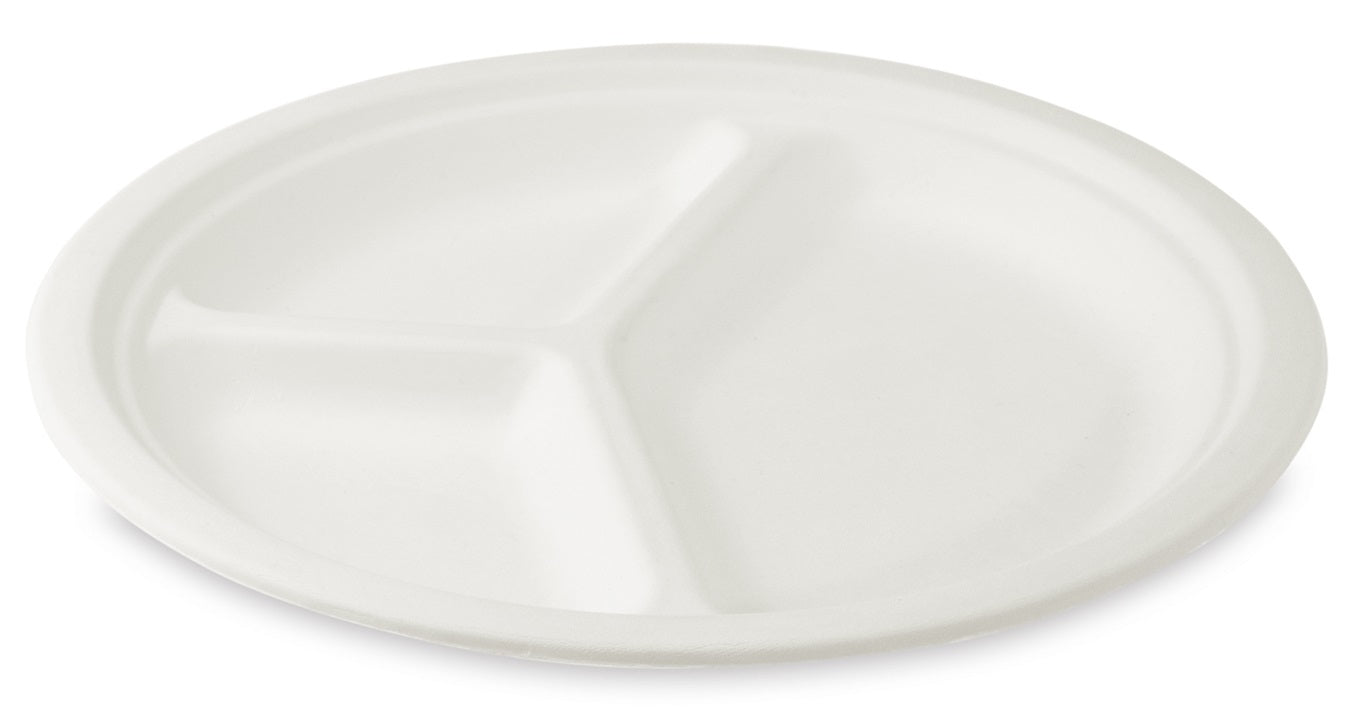 12863 tanier bio cukrova trstina 3dielny 26cm 50 ks