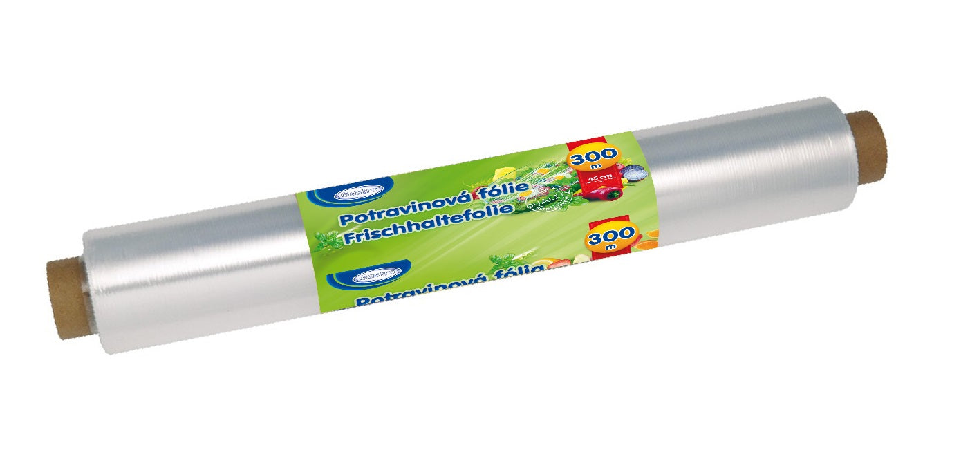 13142 1 potravinova folia pe 9 m 44cm x 300m jednotlivo balena 1 ks