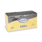 13274 1 obrusok 2vrstvy zlty 24 x 24 cm 250 ks