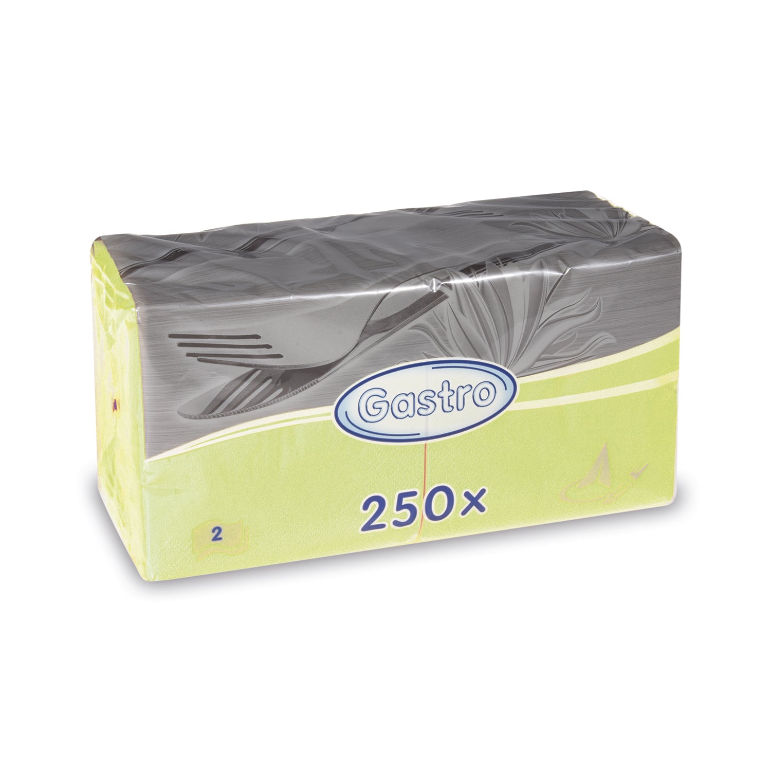 13277 1 obrusok 2vrstvy zltozeleny 24 x 24 cm 250 ks