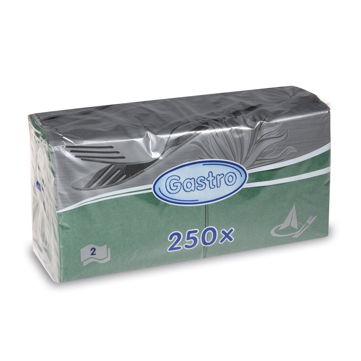 13337 1 obrusok 2vrstvy tmavozeleny 33 x 33 cm 250 ks