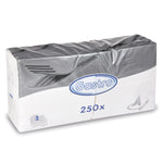 13355 1 obrusok 3vrstvy biely 40 x 40 cm 250 ks