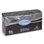 13373 1 obrusok 3vrstvy cierny 40 x 40 cm 250 ks