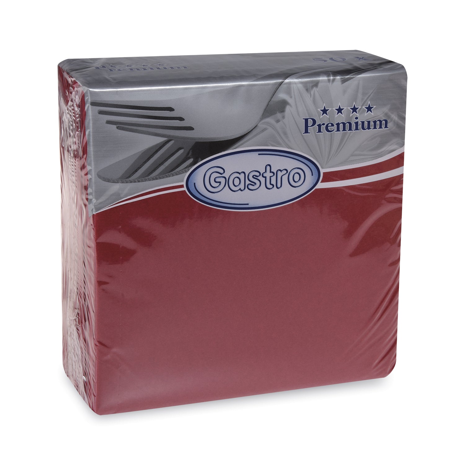 13424 1 obrusok premium bordovy 40 x 40 cm 50 ks