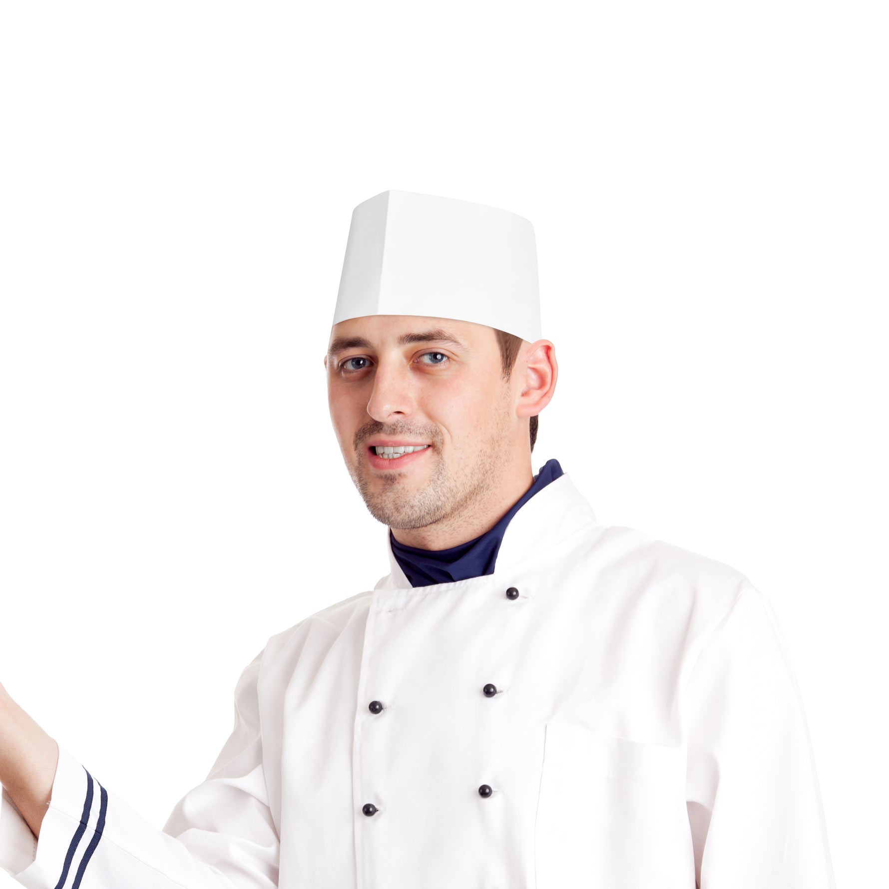 13520 kucharska ciapka lodicka pap biela 25 ks