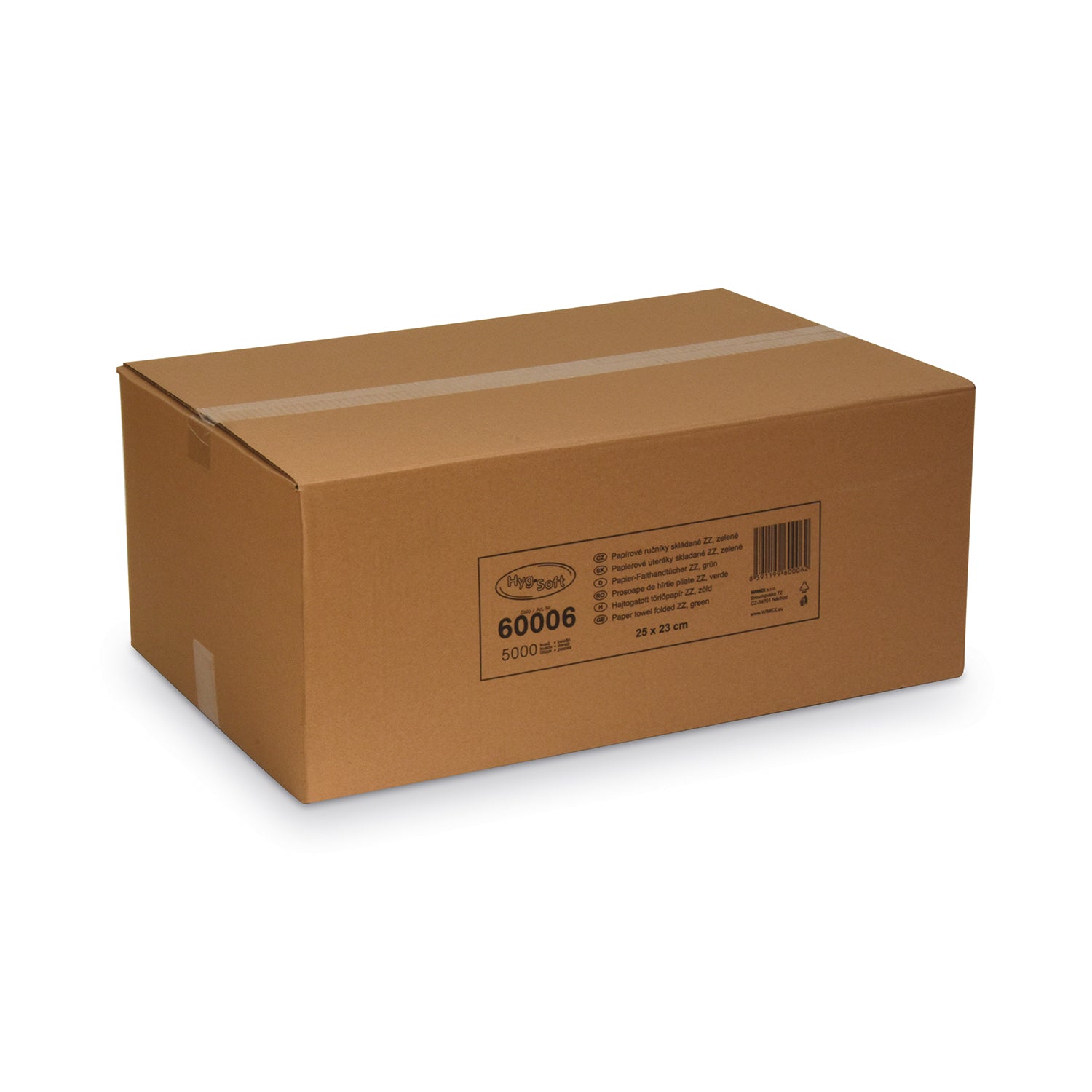 13556 1 utierky zz 25x23cm zelene 5000ks