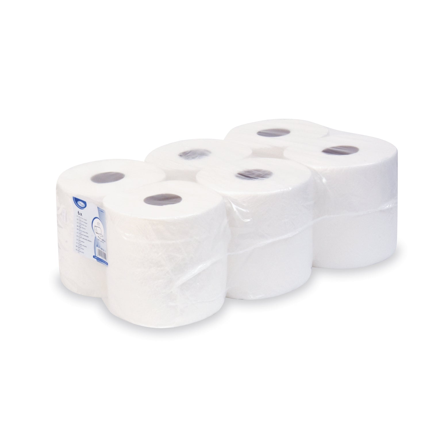 13580 1 utierka tissue rolovana 2vrstva biela 17cm 19cm x 100m 6 ks