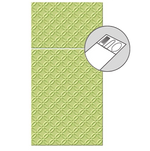 13751 obrusky 3vrstvove 16ks 40x40 cm zelene