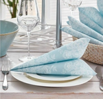 13793 1 obrusky 40x40 cm 50ks cipka modre