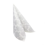 13817 1 obrusky 40x40 cm 50ks strieborne ruze