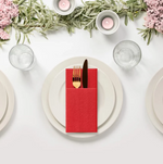 13826 1 obrusky 50 ks 32x38cm cervene