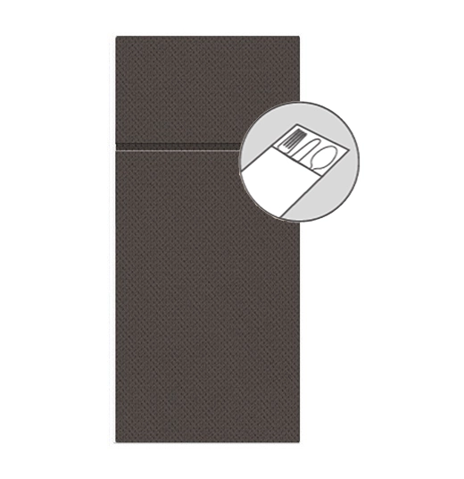 13838 obrusky 50 ks 32x38cm hnede