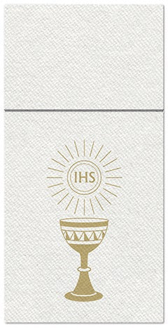 13883 obrusky airlaid 25ks 40x40 cm prve prijimanie zlate