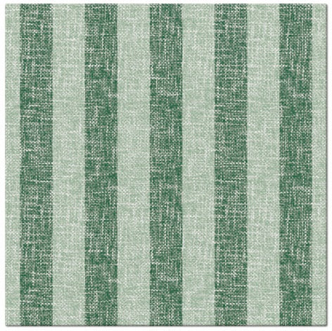 13988 obrusky airlaid 40x40 cm 50ks lanove pruhy zelene