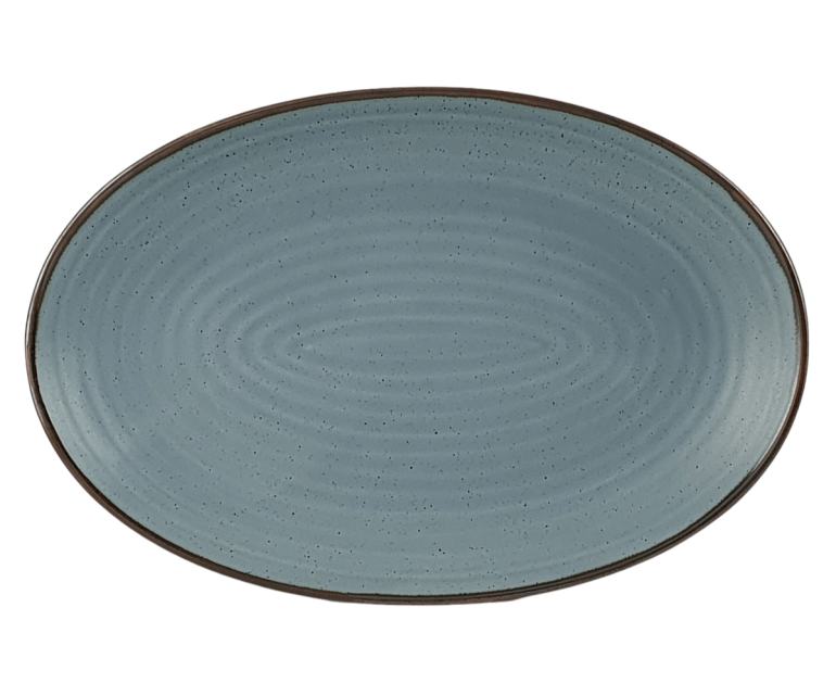 Circus modrý tanier oválny ø 31 cm