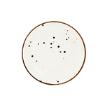 Cottage biely tanier plytký ø 17 cm