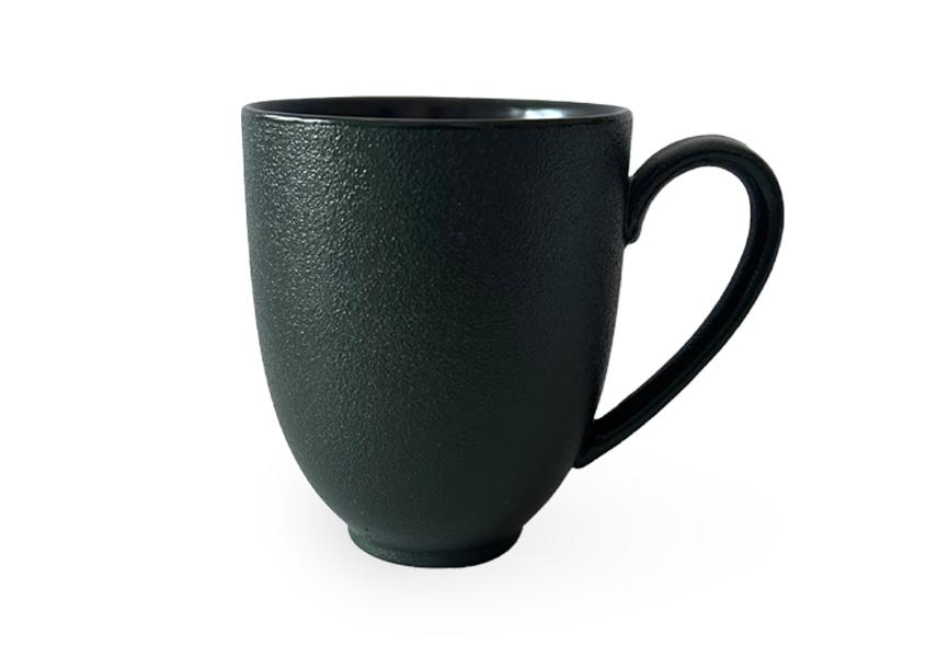 Terrea čierny hrnček 400 ml