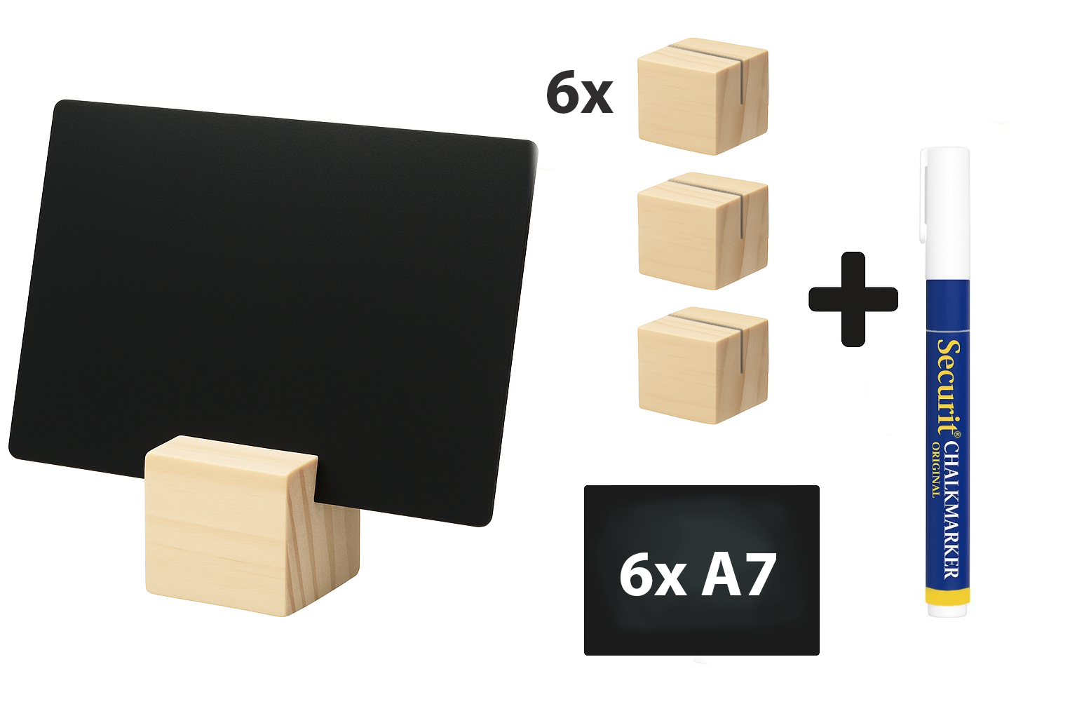 19336 sada 6 tabuliek a7 s popisovacom a stojanmi