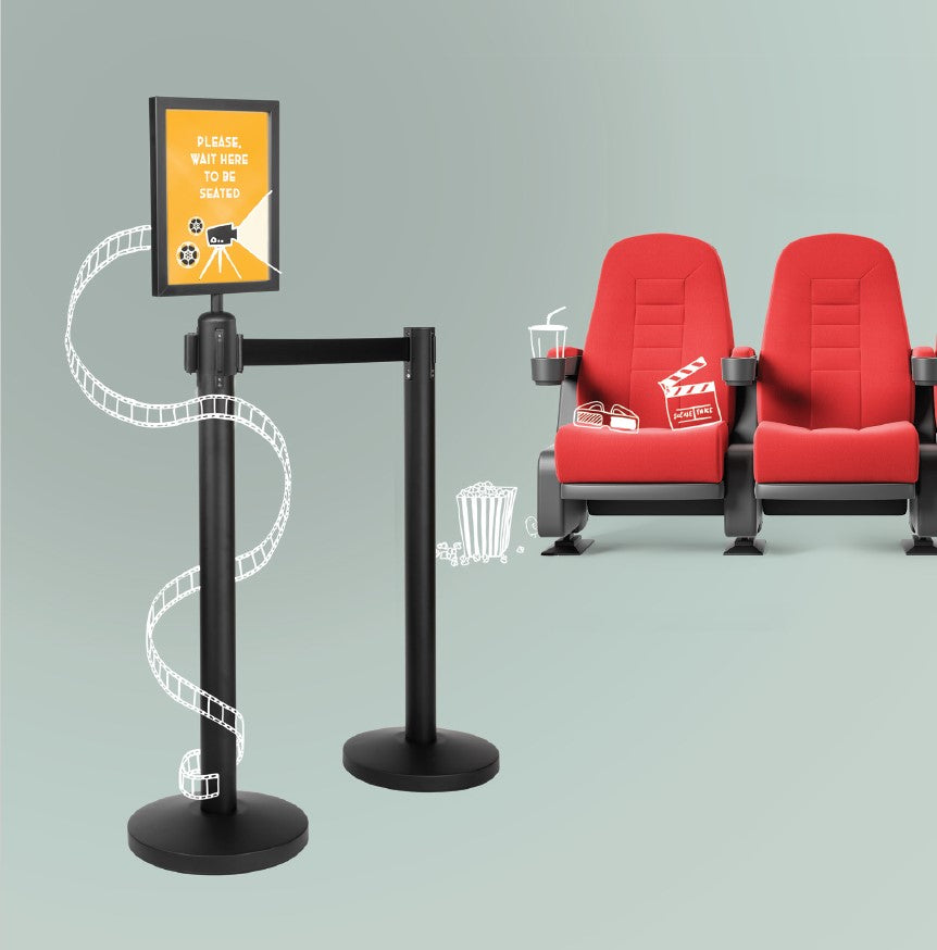 Nádstavec s rámčekom A4 na zábranový systém 2