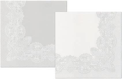 19442 1 obrusky 40x40 cm 50ks kralovska cipka bielo strieborna