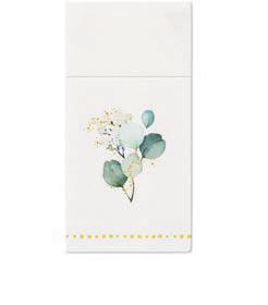 19451 1 obrusky airlaid 25ks 40x40 cm zlaty eukalyptus