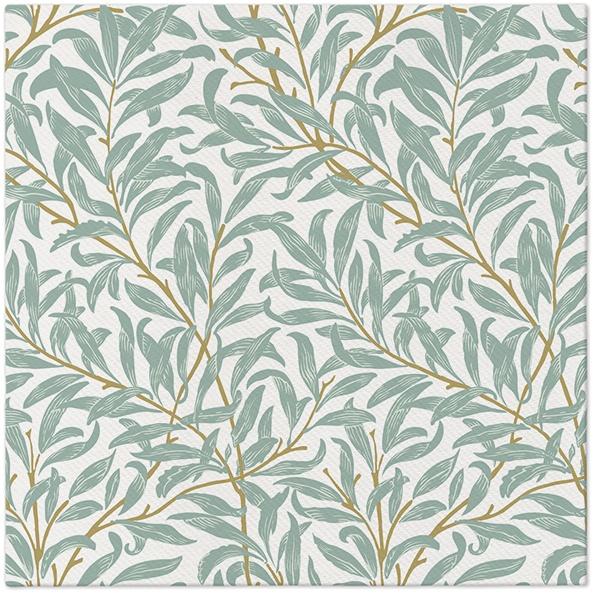 19484 1 obrusky airlaid 50 ks 40x40 cm vrba