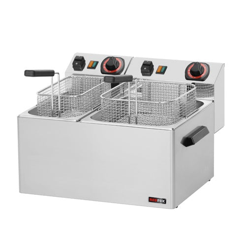 Fritéza 2x8l - 230 V na ryby
