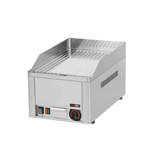 Gril elektrický ryhovaný chrómovaný