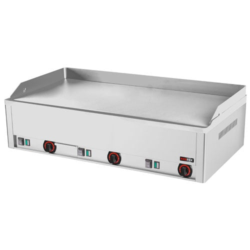 Gril elektrický hladký chrómovaný