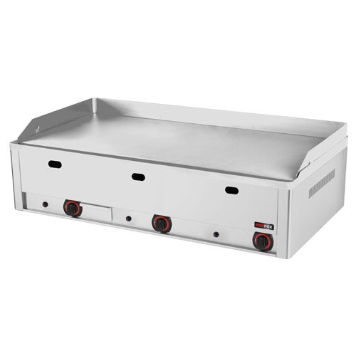 Gril plynový hladký - chrómovaný