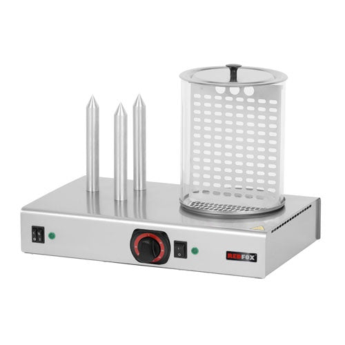 Hotdog - 3 hroty s ohrevnou nádobou