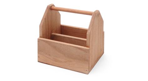 21849 stolovy organizer masiv 19x16x20 cm