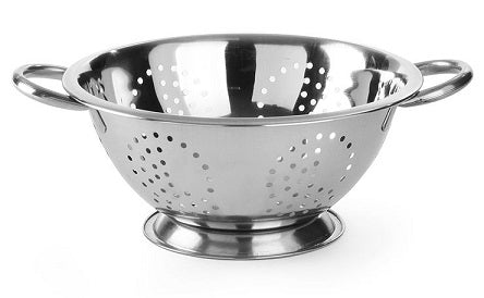 Cedníky s rukoväťami (Rozmer, Prevedenie Ø 34x16 cm)