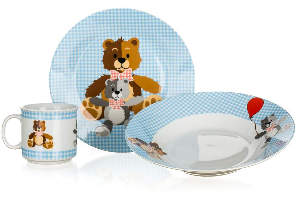 22086 3 medvediky detska sada pre materske skoly modra