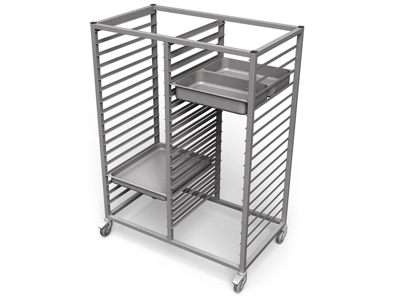 Vozík na gastronádoby a tácky VG 02