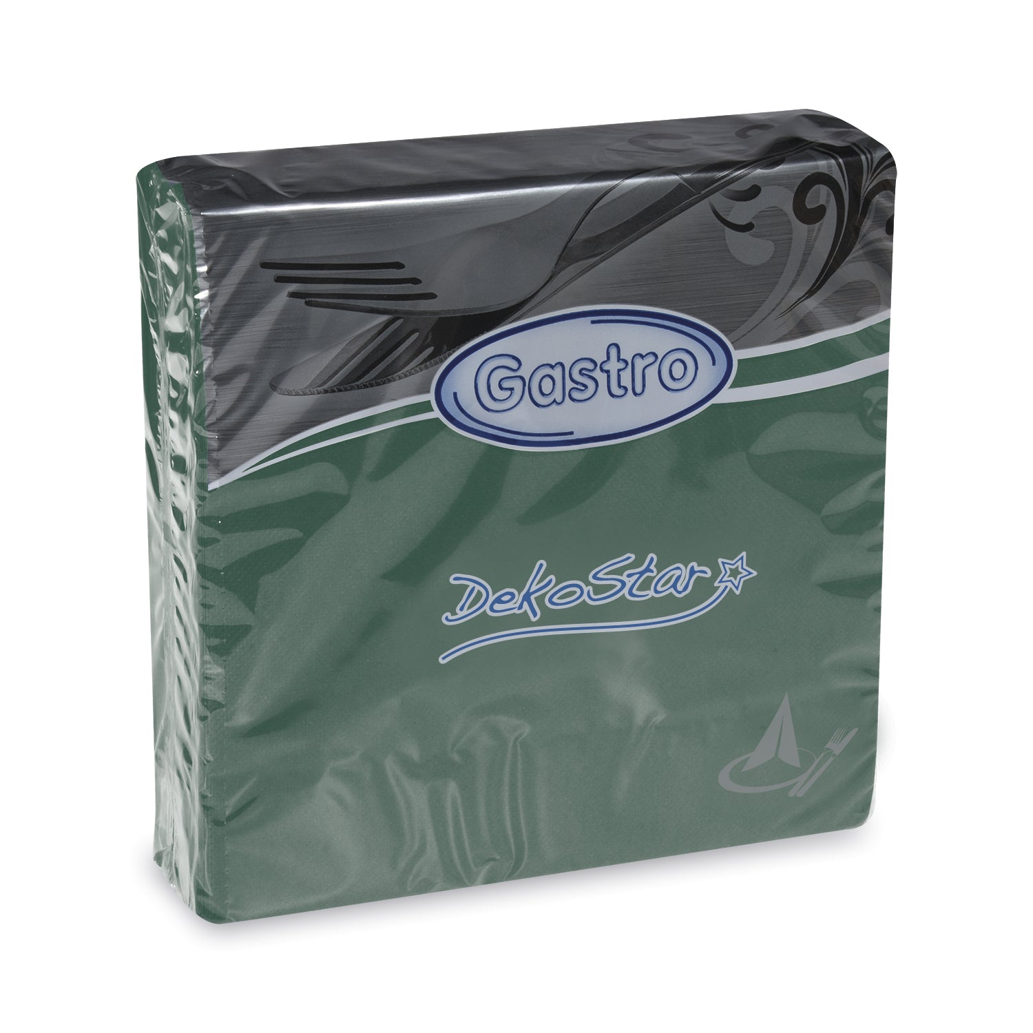 13400 1 obrusok dekostar tmavozeleny 40 x 40 cm 40 ks