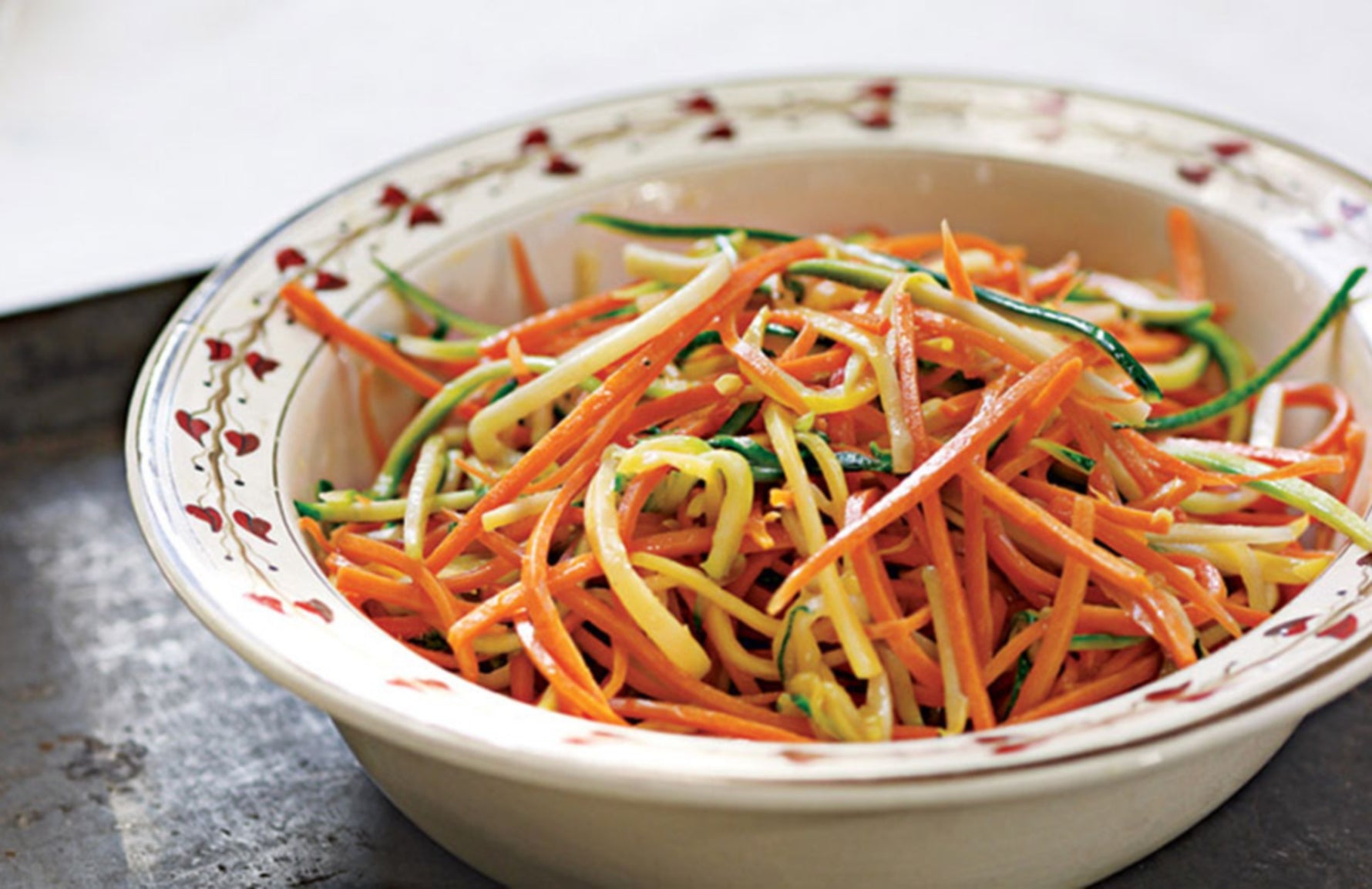 grated vegetables
