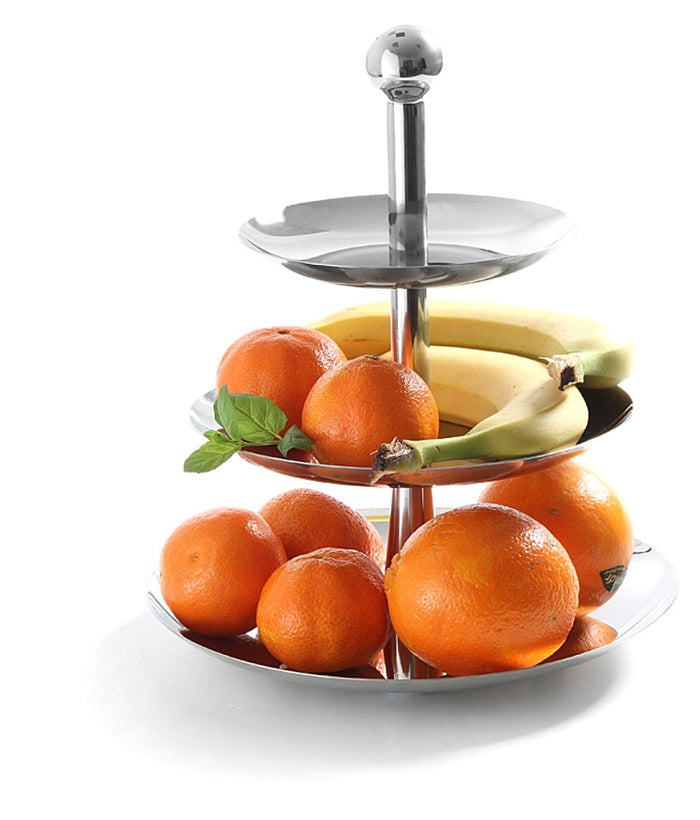 stojan trojposchodovy nerezovy 1