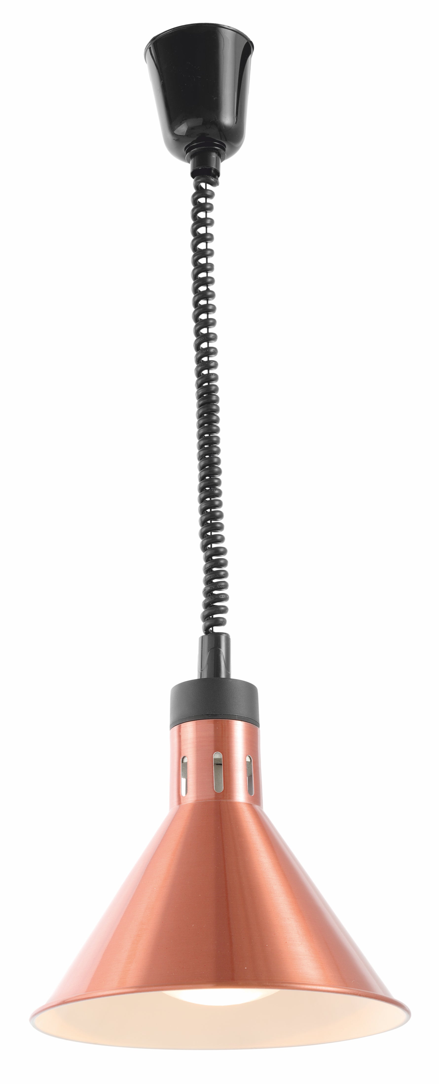 8072 lampa ohrevna medena 27 cm