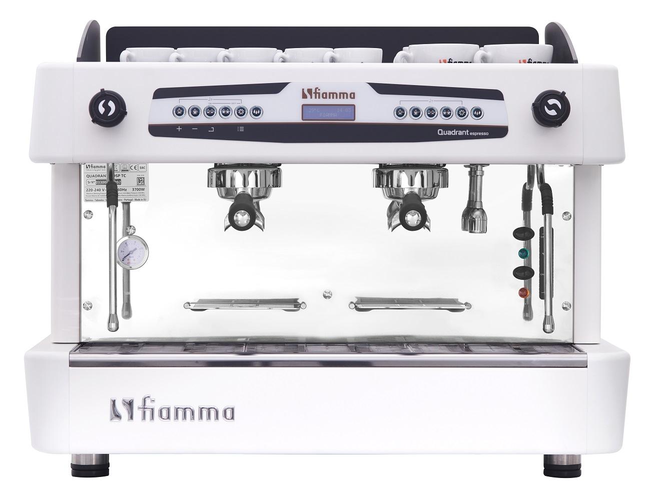 9356 kavovar dvojpakovy biely quadrant