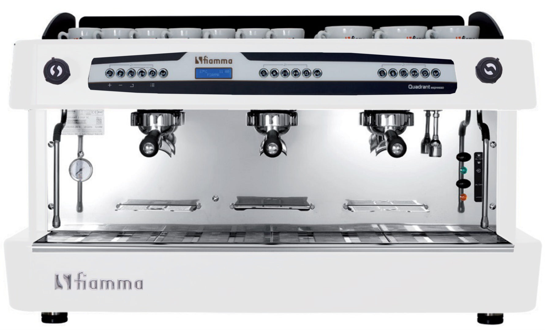 9362 kavovar trojpakovy biely quadrant